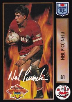 1994 Dynamic Rugby League Series 1 #81 Neil Piccinelli Front